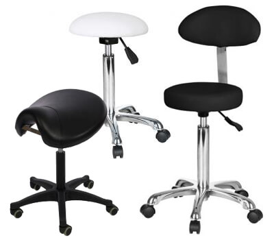 Friseur Arbeitshocker & Rollhocker