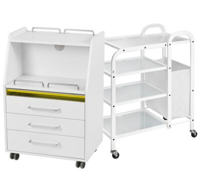 Kosmetikwagen & Beistelltische