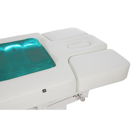 Wellnessliege „Fluido“ – Detailansicht Wassermatratze mit LED-Beleuchtung