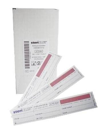 Teststreifen für Autoklaven Pack 250 Stück