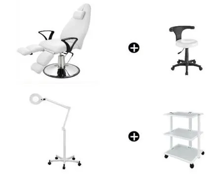 Fußpflegekabine 4 tlg. "Haily" Spar Angebot