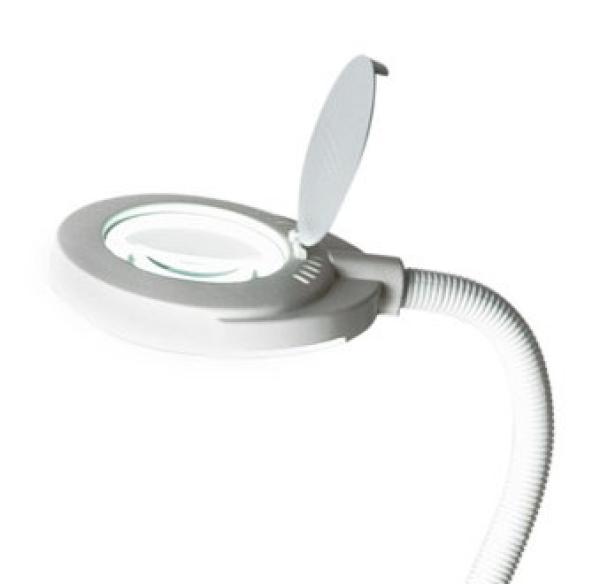 Mobile Lupenlampe LED mit Schwanenhals & Klemme