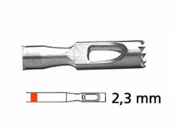 Hohlfräser gezackt Edelstahl Gr. 023